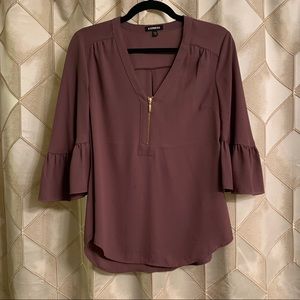 Mauve Express Work Blouse